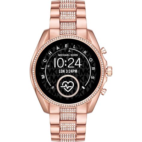 michael kors ladies rose gold smartwatch|michael kors smart watch clearance.